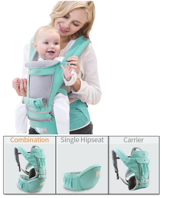 Cargador Para Bebes Canguro 2 en 1 Porta Bebes Ergonómico 0-30 Meses