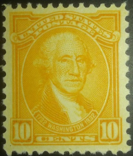 Travelstamps: 1932 US Stamps Scott # 715, Washington, mint, mnh, og