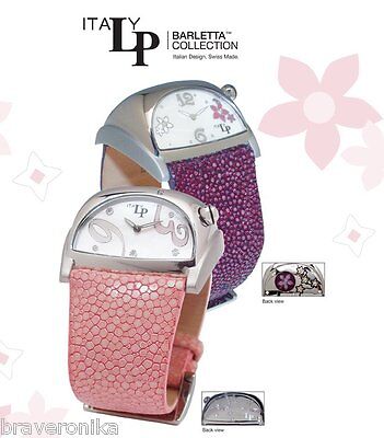 Pre-owned Lorenzo Pozzan Junior Barletta Swiss Ladies With Diamonds & Sapphires Watch.new