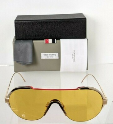 Pre-owned Dita Brand Authentic Thom Browne Sunglasses Tbs 811-144-01 Gold Tbs811 In Yellow