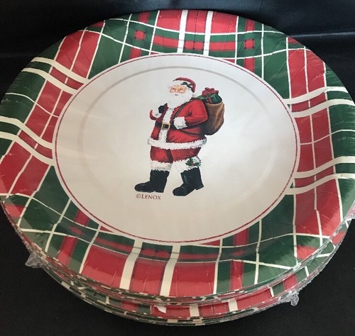 Lenox Vintage Holiday 64 Pc Set Christmas Paper Plates Napkins C R Gibson New