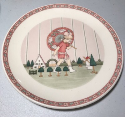 MINTON Vintage Fine Bone China Golden Days Saucer Plate 6.25'' 1987 NEW NOS
