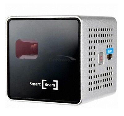 SK SMARTBEAM Silver Portable Mini Beam Projecter DLP LED For Smartphone PCPad