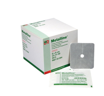 Metalline per Tracheostomia 8×9 cm Sterili Lohmann & Rauscher Ch31-50 – 50 PZ