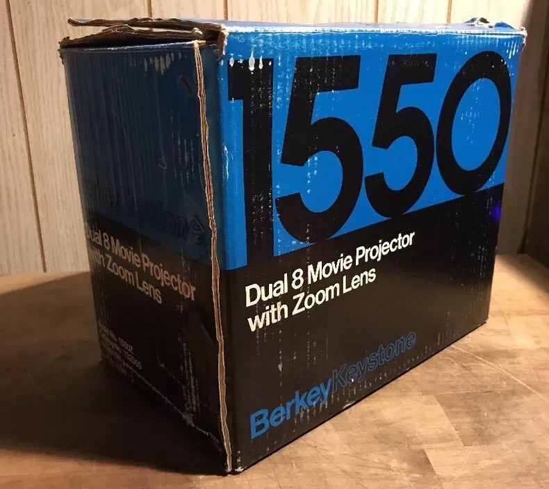 BerkeyKeystone 1550Z Dual 8 Movie Projector w/Zoom Lens