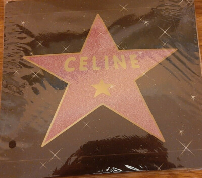 Namensschild / Mauspad, Walk of Fame , im Stern  '' Celine '' 200 x 230 x 4 mm 