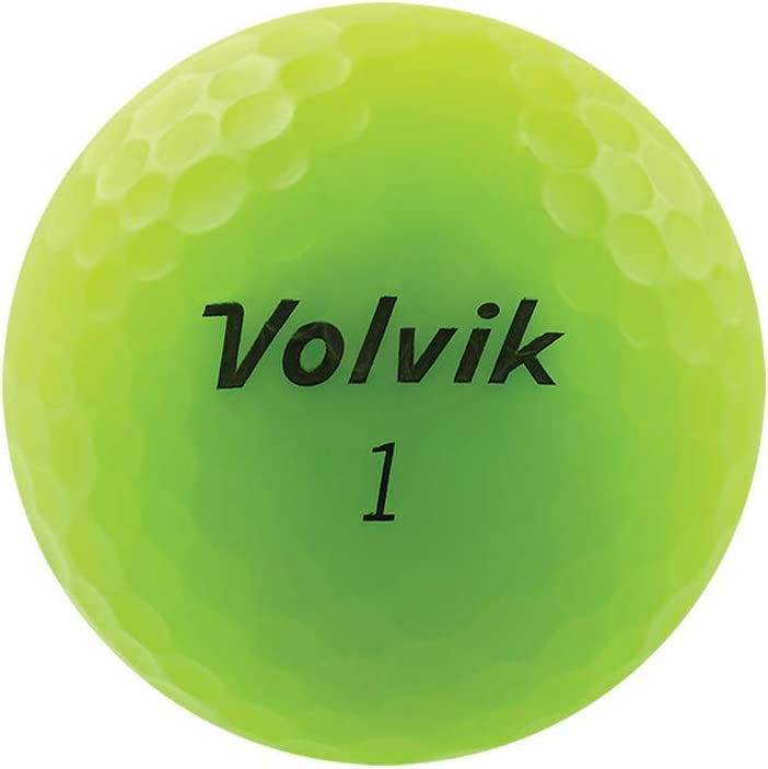 Volvik Vivid Matte Finished Colored Golf Balls (One Dozen) Dozen, Green