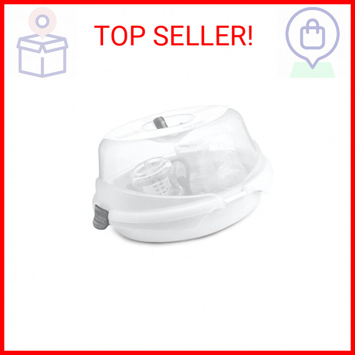 Munchkin&reg; Steam&trade; Microwave Bottle Sterilizer, White