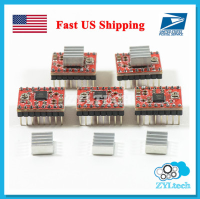 5X A4988 2A MAX Stepper Motor Driver Module RepRap 3D Printer StepStick RAMPS