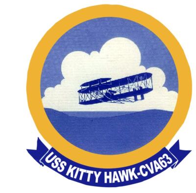 USS Kitty Hawk CVA63 Sticker Decal M848