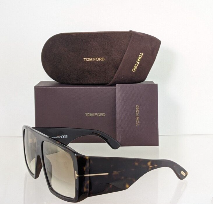 Pre-owned Tom Ford Brand Authentic  Sunglasses Ft Tf 1036 52f Raven 52f Tf1036 60mm In Brown