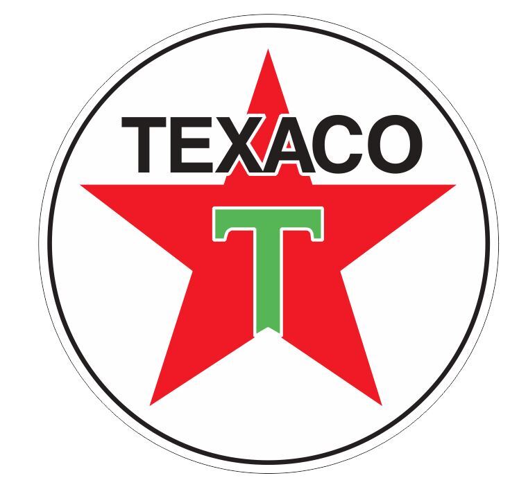 Texaco Oil Texaco Gasoline Sticker Decal R566