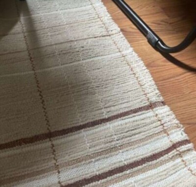 7x10Brand New Hearth And Hand Rust Brown Ivory Rug