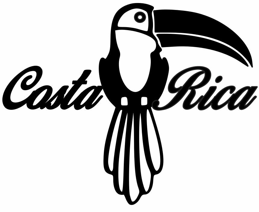 Costa Rica,Tucan ,Vinyl Decal,Sticker for Cars,Windows,Laptops and more
