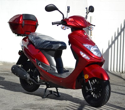99% Assembled 2020 BEEMER 50 49cc Gas Scooter Moped +Windshield Remote Alarm USB