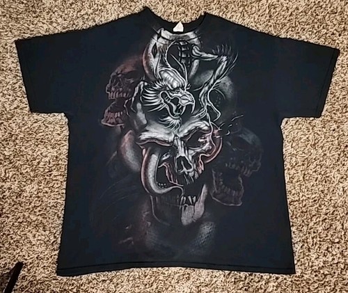 【送料込】GLAVIL スカル 十字架 DARK RED RUM 系 Y2K Hybrid Skull Star Grunge Cyber Y2K Style T-shirt - Etsy