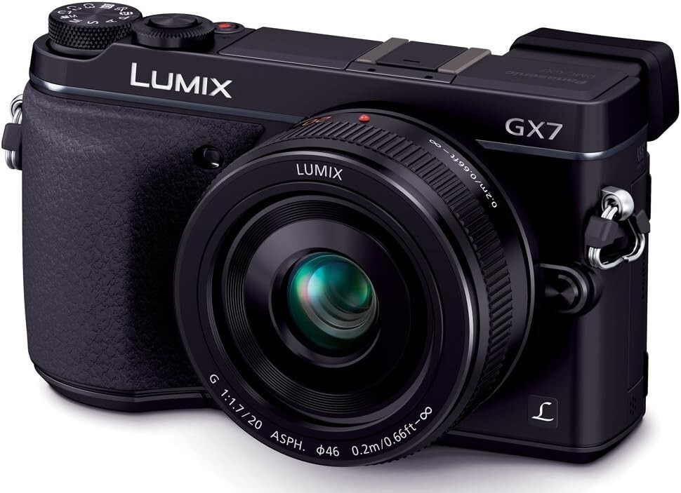 Panasonic Lumix GX7 Lens Kit with Single Focus Lens Black DMC-GX7C
