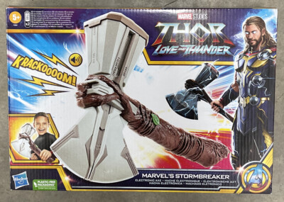 New Marvel Studios' Thor: Love and Thunder Marvel's Stormbreaker Electronic Axe