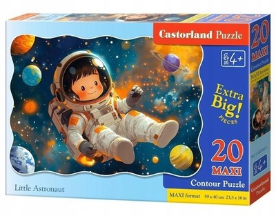 Castorland 20 Maxi Jigsaw Puzzle - Little Astronaut - Large Pieces - Ages 4+