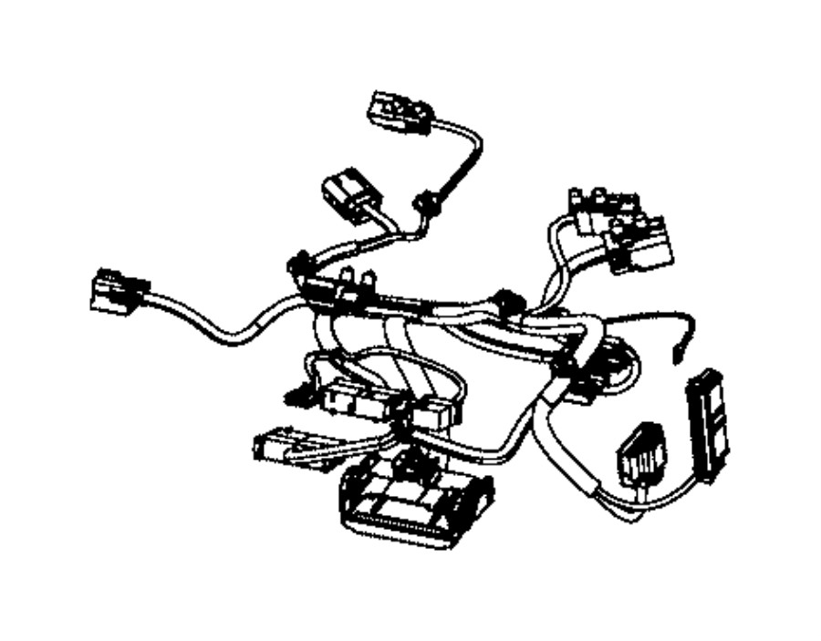 WIRING. Seat Cushion. Front Passenger 68298207AB