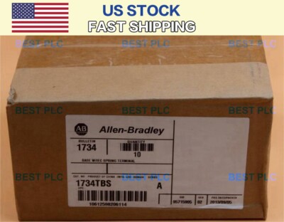 1734-TBS New Factory Sealed Allen Bradley POINT I/O Module Terminal Base PLC 1PC