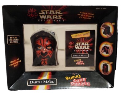 1999 Hasbro Star Wars Episode I  DARTH MAUL Rubik's Cube Puzzle  NIB