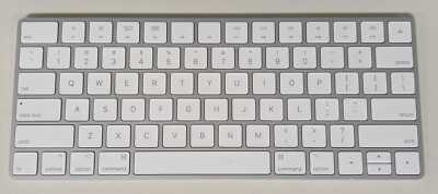 Apple A1644 Magic Keyboard (White/Silver) No USB Cable