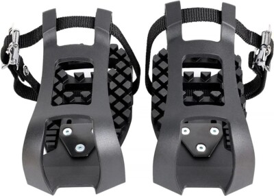 Bike Bicycle Toe Clips Cage Indoor Exercise Spin Bike Pedal Adapters -...