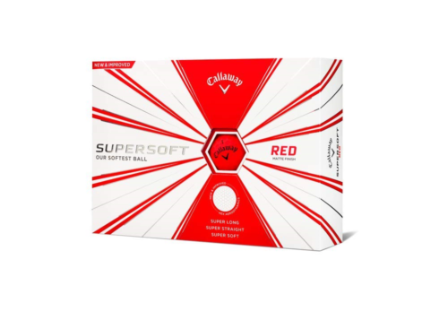 golf supersoft golf balls one dozen red