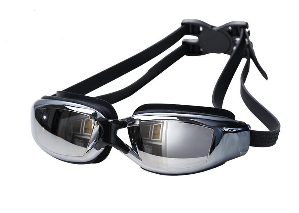 Adult Swimming Goggles - Anti-Fog, Anti-UV, Mirror Clear Vision Swim Glasses
