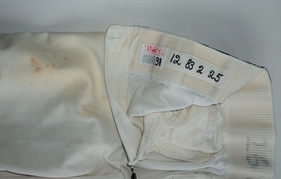 1983 Lenny Faedo Minnesota Twins Game Used Home Pants -