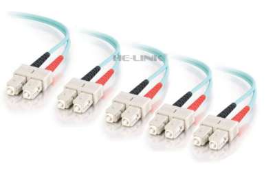 170M SC-SC Outdoor Armored 10G OM3 MM 10 Strands Fiber Optic Cable