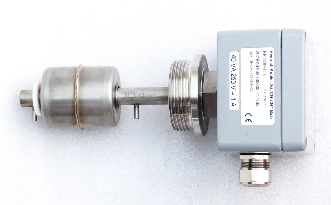 HEINRICH KUBLER AG CH-6341 BAAR MAGNETIC FLOAT LEVEL SWITCH