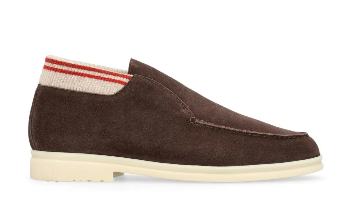LORO PIANA LORO PIANA OPEN WINTERY WALK CHUKKA BOOTS SHOES SCHUHE CASHMERE SUEDE SNEAKERS