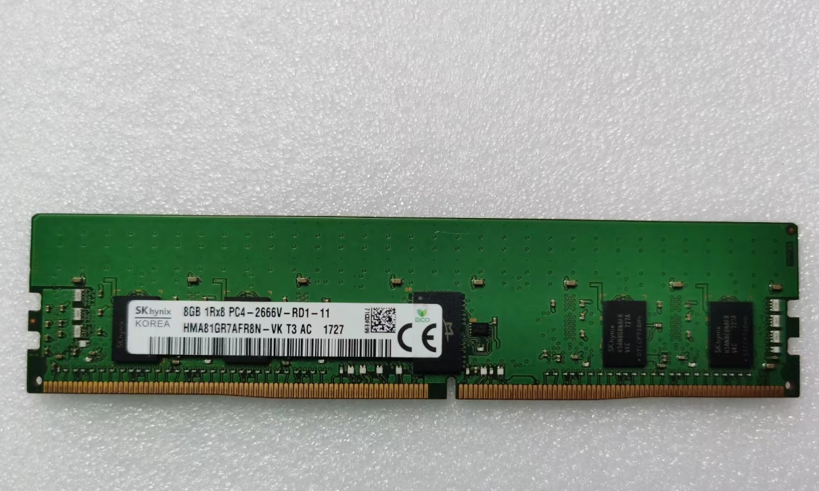 SK Hynix 8GB DDR4 2666 Server RDIMM RAM 1Rx8 PC4-21300 SK Hynix 8GB DDR4 2666 Server RDIMM RAM 1Rx8 PC4-21300