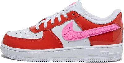 Кроссовки для маленьких детей Nike Force 1 Low LV8 1 Picante Red/Pnk Spell-Wht (FD1032 600)
