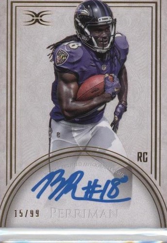 2015 Topps Definitive Collection Breshad Perriman #DRA-BP