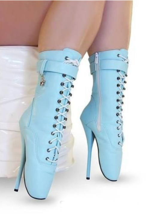 locking high heel boots