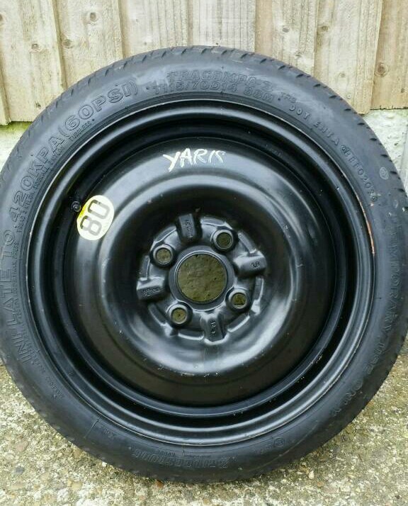 Yaris spare wheel (steel wheel ) with tyre excellent condition like the