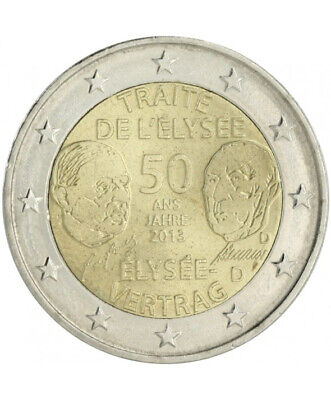 🇩🇪 2€ Allemagne 2013 Commémorative "Traité de l'Elysée " Neuve 🇩🇪