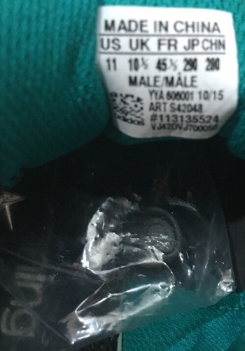 Adidas Performance Men's Jumpstar Running Track Shoes 11 Navy White Green NEW