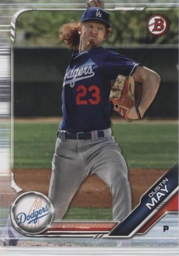 2019 Bowman Dustin May #BP-80 Prospects Los Angeles Dodgers | eBay