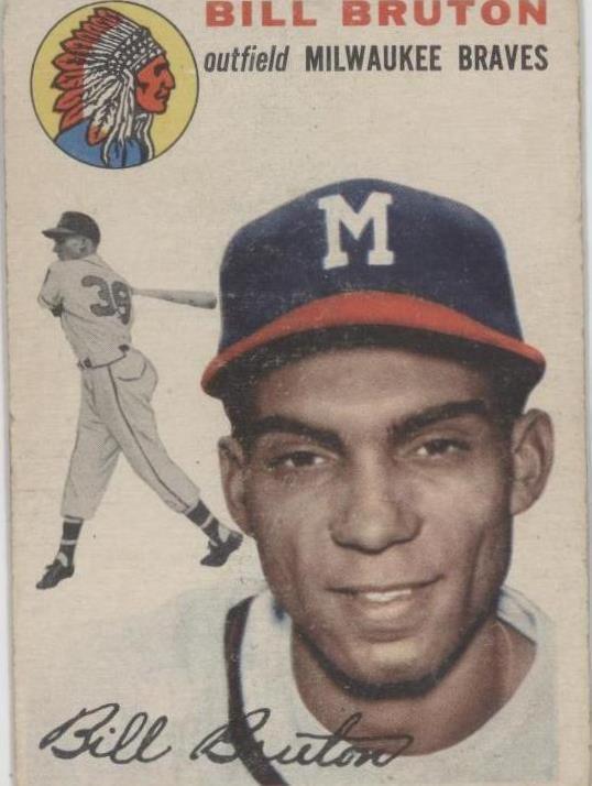 1954 Topps - Bill Bruton #109
