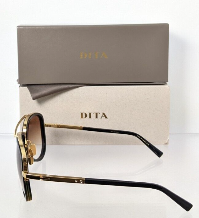 Pre-owned Dita Authentic  Sunglasses Mach Two Drx 2031b Black Gold 60mm Made In Japan In Clear