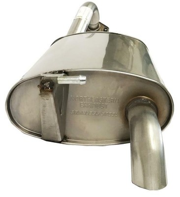 Stainless Steel Resonator Muffler Exhaust Kit fits 2009-2013 Toyota Corolla 1.8L