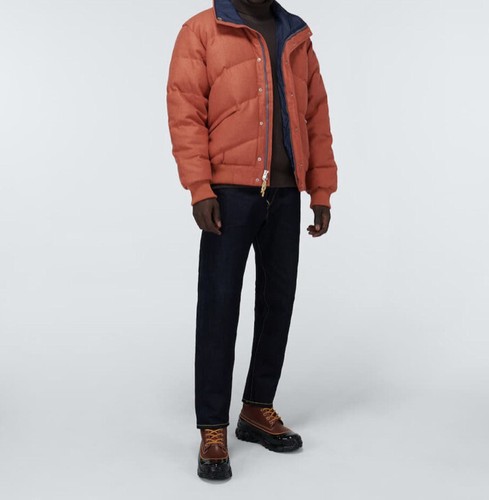 Pre-owned The North Face Brown Label Men's Wool Larkspur Down Insulated Jacket M (1),l (2) In Orange