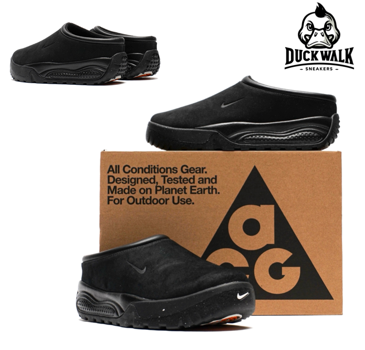 Nike ACG Rufus Mule Black Summit White FV2923-001 Men's Multi Size