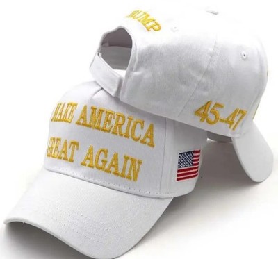 Official Donald Trump 2025 45-47 MAGA Hat - Make America Great Again Slogan HOT