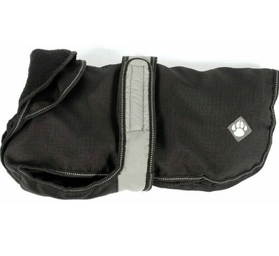 20  Dog Danish Design Pet Coat Removable Fleece Lining Black 4 Seasons