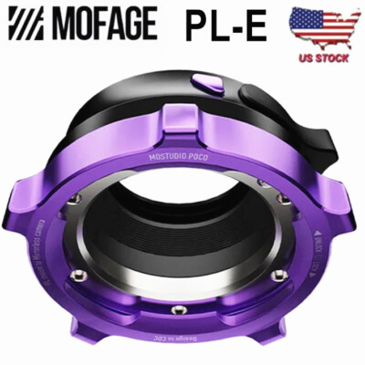 MOFAGE POCO PL-E Drop-In Filter Lens Adapter for Arri PL Lens to Sony E Camera 